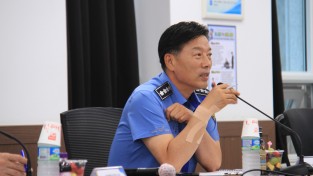 김홍희 해양경찰청장, 포항 해상 치안 현장 방문
