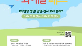 ‘청년 문화예술패스’, 1인당 최대 15만원 포인트 지원!