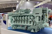 STX엔진, 2022 국제해양안전대전 참가… 해경 200톤 경비정용 실물 엔진 전시