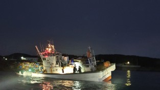 포항시, 구룡포 인근 해상 좌초선박 발생...승선원 전원구조