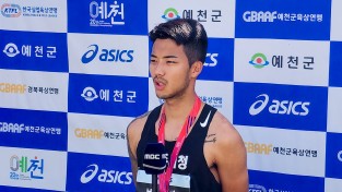 영주시청 박순호 선수, 예천 실업육상경기대회 높이뛰기 1위…국가대표 선발전 2위 이은 쾌거