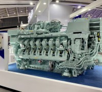STX엔진, 2022 국제해양안전대전 참가… 해경 200톤 경비정용 실물 엔진 전시